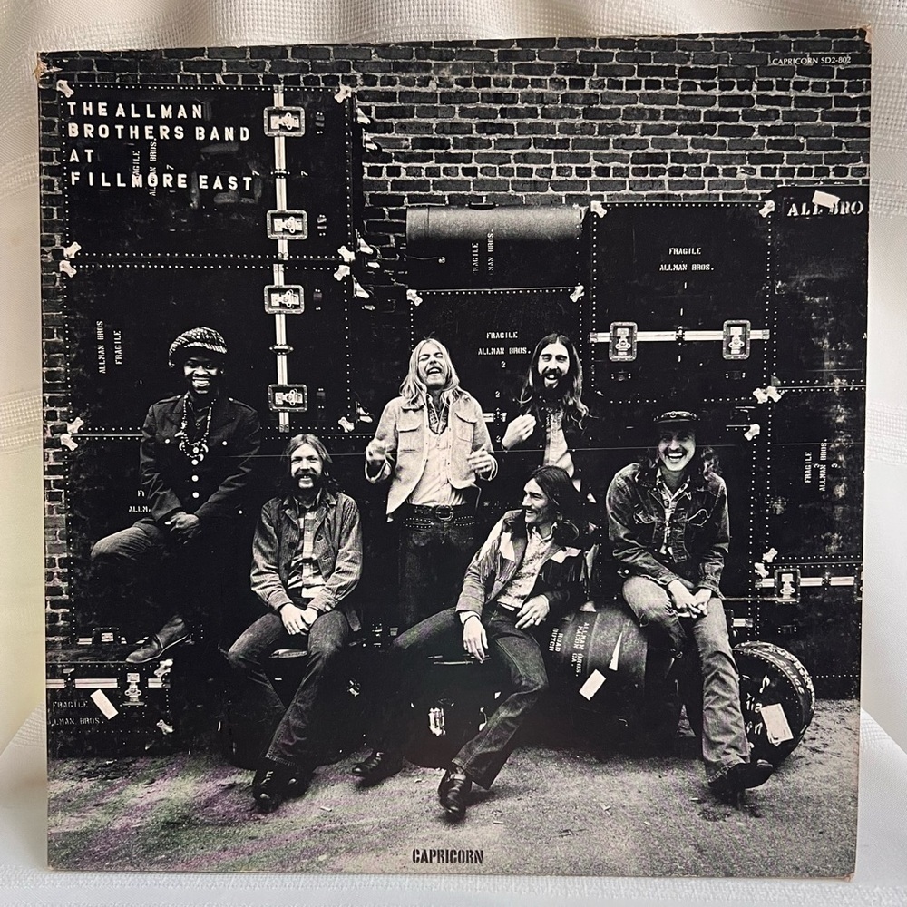 The Allman Brothers Band At Fillmore East Double Album 1971 Original Sleeves